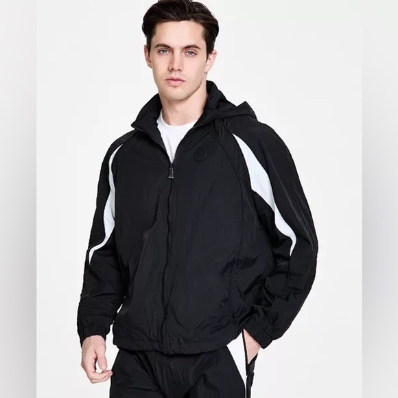 HUGO by Hugo Boss
Men's Benno Colorblocked Hooded Track Jacket - Picture 2 of 9